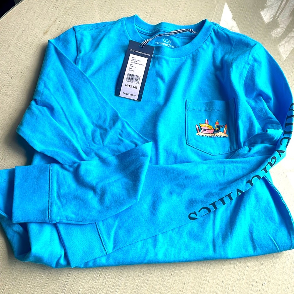 Vineyard Vines boys LS T-shirt sz M